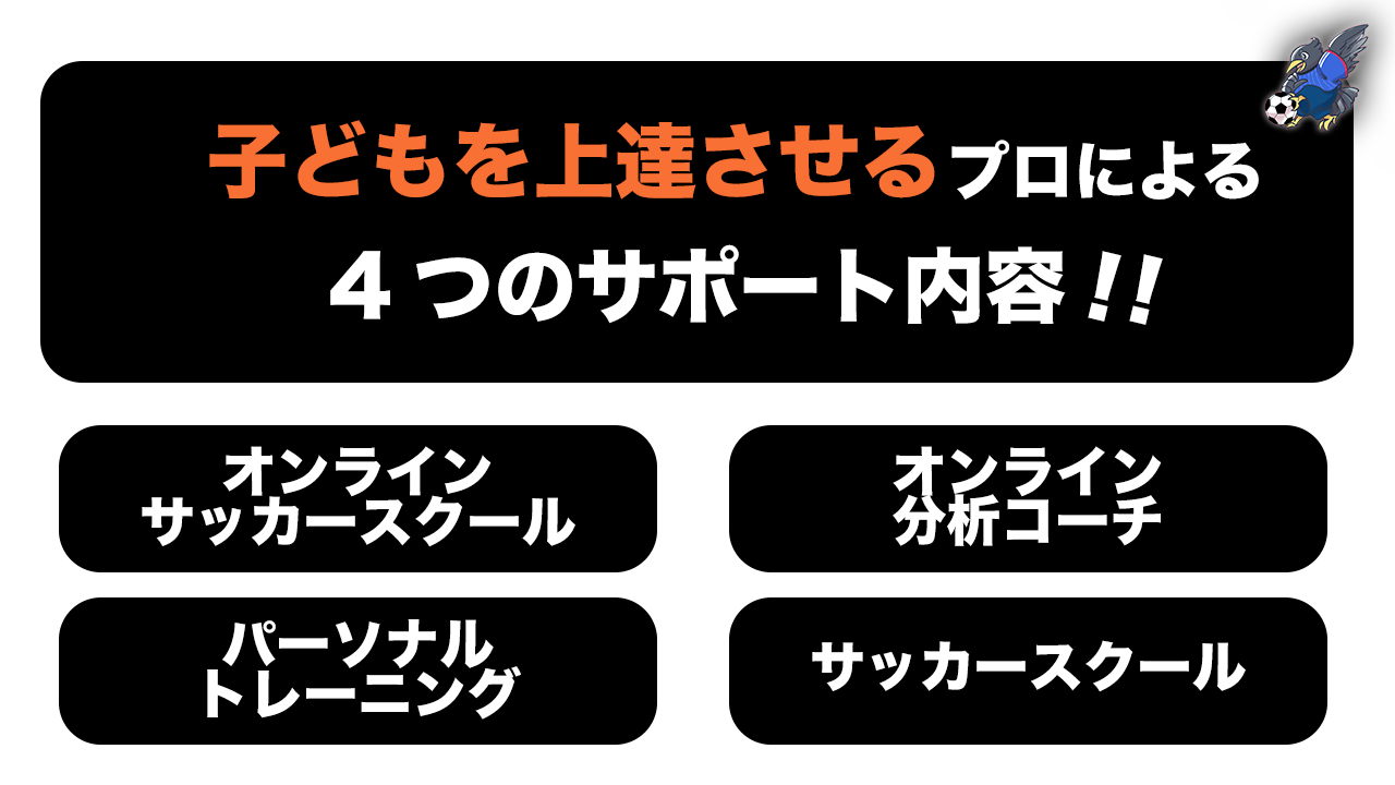 サッカーのみちしるべ個人向けサービス 分析 トレーニング スクール